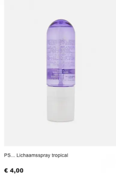 Promotie: Lichaamsspray tropical