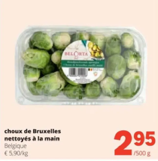 Offre: choux de Bruxelles