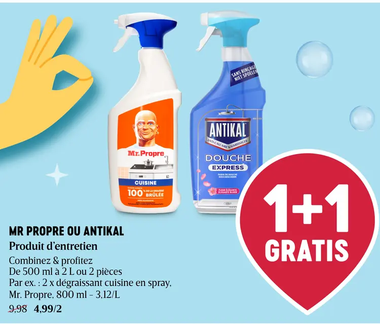 Offre: Produit d'entretien