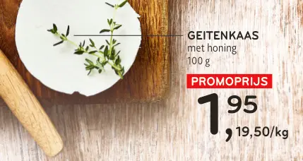 Promotie: Geitenkaas met honing