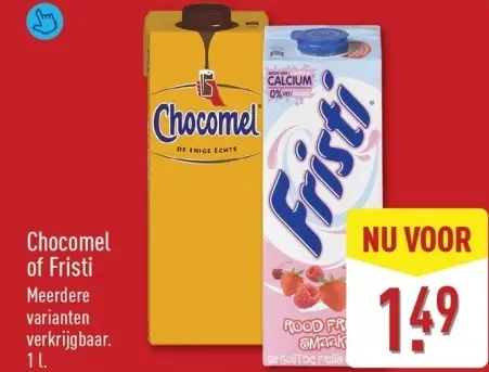 Aanbieding: Chocomel of Fristi