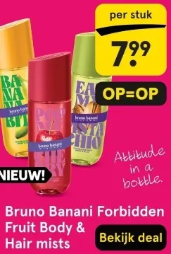 Aanbieding: Forbidden Fruit Body & Hair mists
