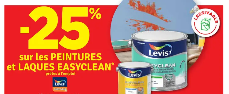 Offre: PEINTURES et LAQUES EASYCLEAN