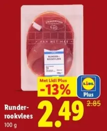 Aanbieding: Runderrookvlees