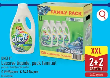 Offre: Lessive liquide, pack familial