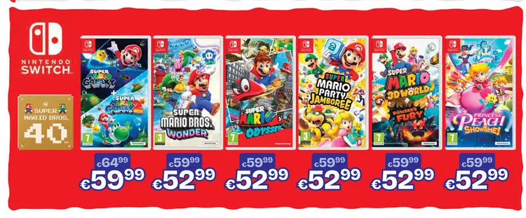 Promotie: Nintendo Switch Games