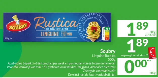 Promotie: Linguine Rustica