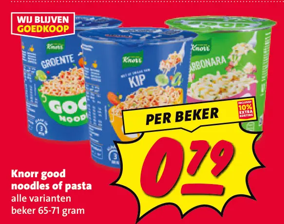 Aanbieding: Good noodles of pasta
