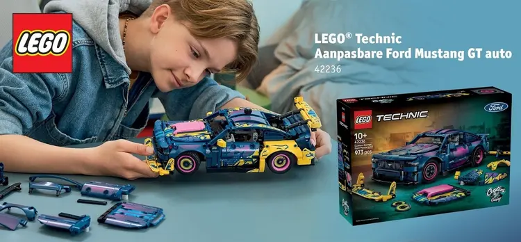 Promotie: LEGO® Technic Aanpasbare Ford Mustang GT auto