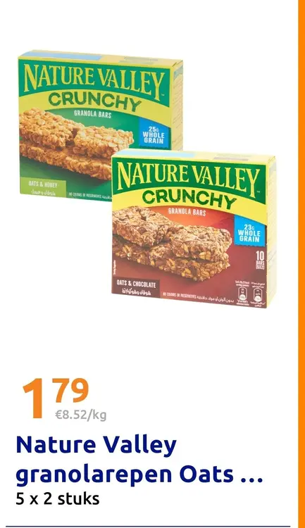Aanbieding: Nature Valley granolarepen Oats 