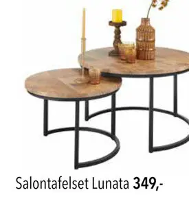 Aanbieding: Salontafelset Louana