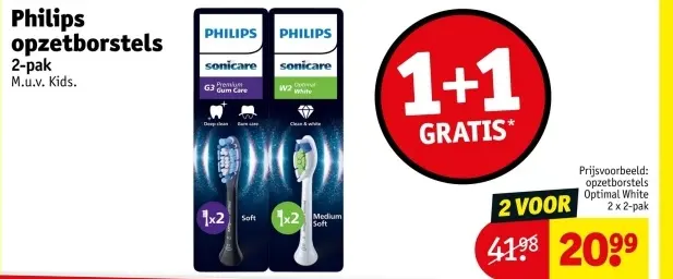 Aanbieding: Philips opzetborstels