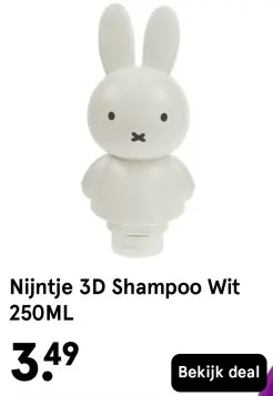 Aanbieding: Nijntje 3D Shampoo Wit