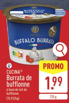 Offre: Burrata de bufflonne