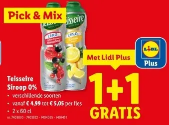 Promotie: Siroop 0%