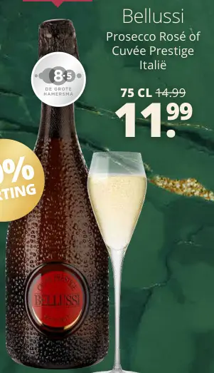 Aanbieding: Bellussi Prosecco Rosé of Cuvée Prestige