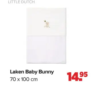 Aanbieding: Laken Baby Bunny