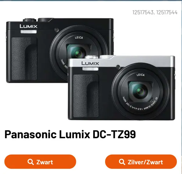 Aanbieding: Panasonic Lumix DC-TZ99