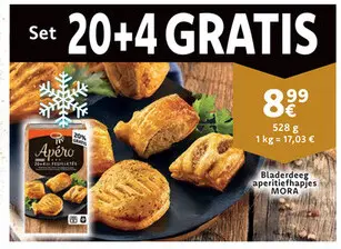 Promotie: Bladerdeeg aperitiefhapjes