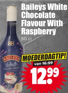 Aanbieding: Baileys White Chocolate Flavour With Raspberry