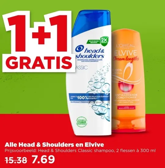 Aanbieding: Head & Shoulders en Elvive