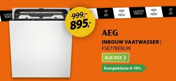Aanbieding: Aeg inbouw vaatwasser fse77berlin