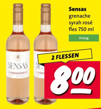 Aanbieding: Sensas grenache syrah rosé