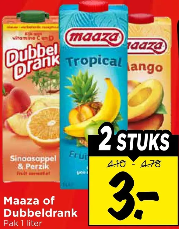 Aanbieding: Tropische vruchtendranken