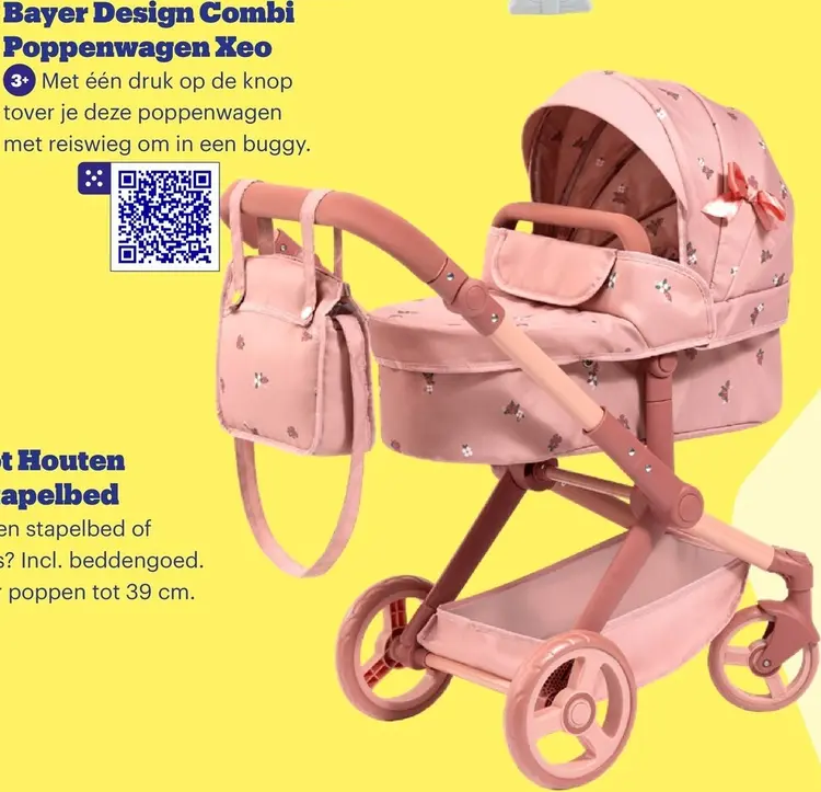 Promotie: Bayer Design Combi Poppenwagen Xeo