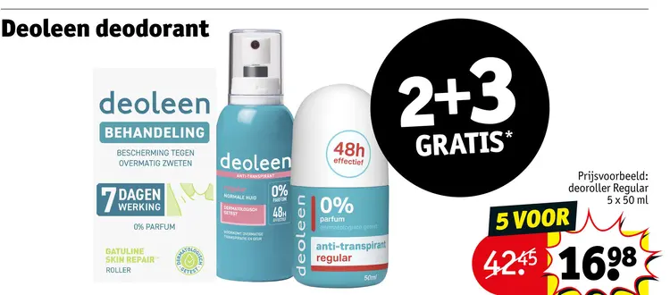 Aanbieding: Deoleen deodorant