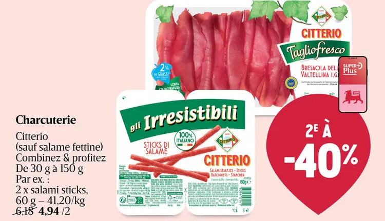 Offre: Charcuterie Citterio