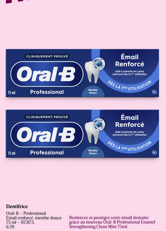Offre: Dentifrice