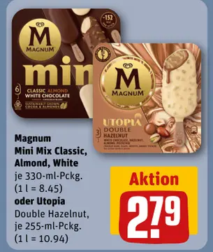 Aanbieding: Magnum Mini Mix Classic, Almond, White oder U