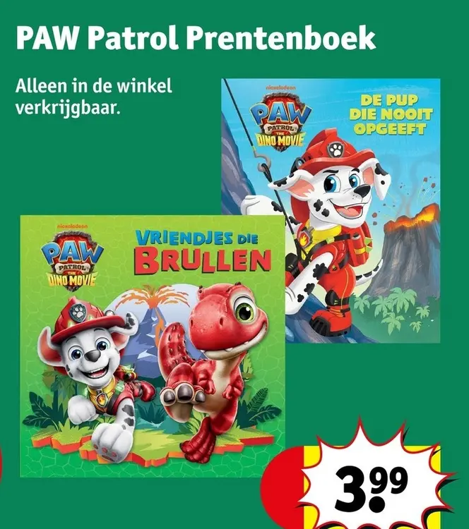 Aanbieding: PAW Patrol Prentenboek