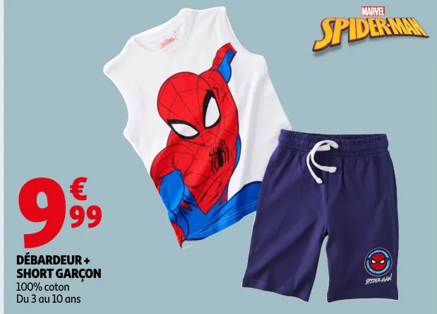 Offre: Débardeur + short garçon