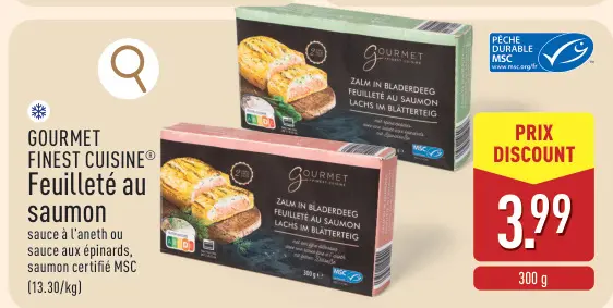 Offre: Feuilleté au saumon