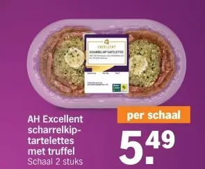 Aanbieding: Scharrelkip-tartelettes met truffel
