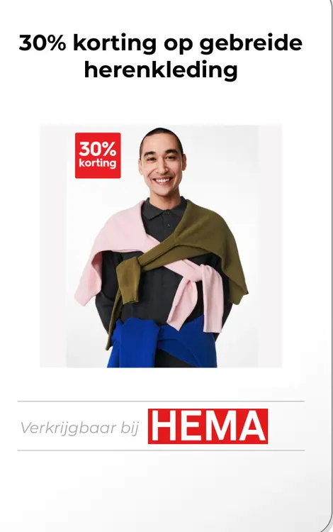 Aanbieding: gebreide herenkleding