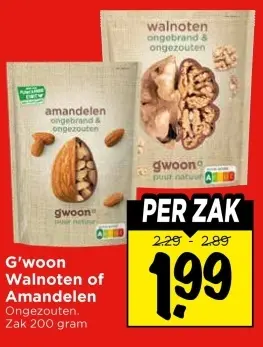 Aanbieding: Walnoten of Amandelen