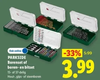 Aanbieding: Borenset of boren- en bitset