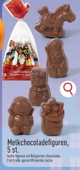 Promotie: Melkchocoladefiguren