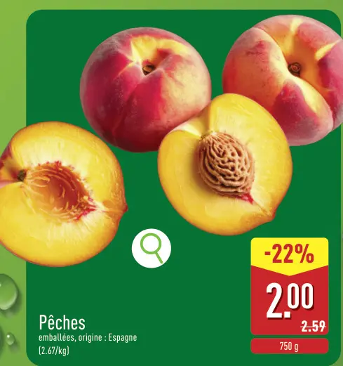 Offre: Pêches