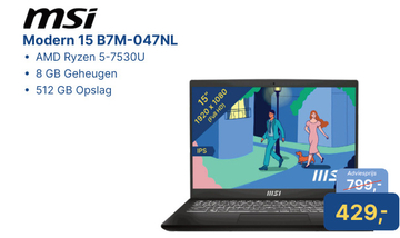 Aanbieding: Modern 15 B7M-047NL