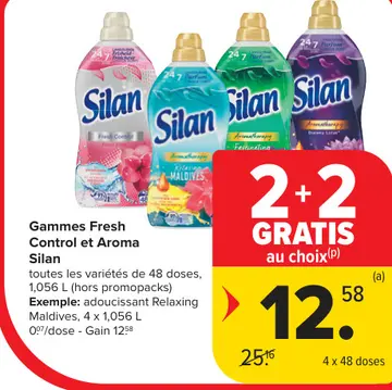 Offre: Gammes Fresh Control et Aroma Silan