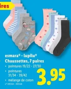 Offre: Chaussettes