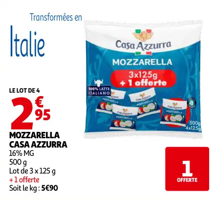 Offre: Mozzarella Casa Azzurra