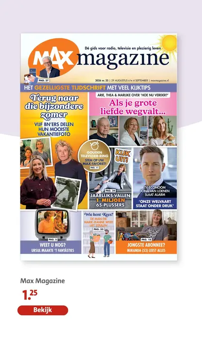 Aanbieding: Max Magazine