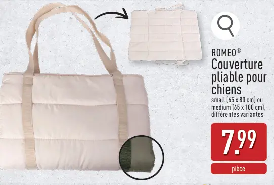 Offre: Couverture pliable pour chiens