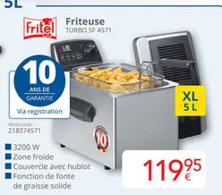 Offre: Friteuse TURBO SF 4571