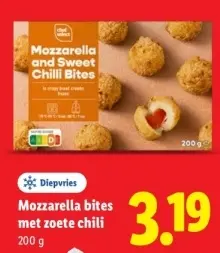 Aanbieding: Mozzarella bites met zoete chili